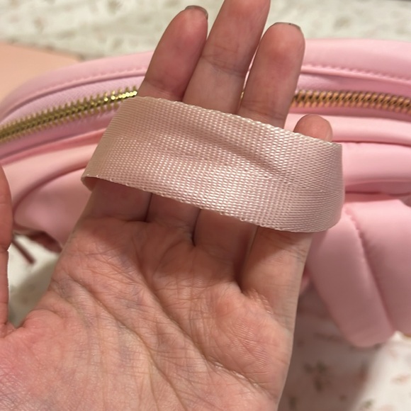 Stoney Clover Lane Flamingo Pink backpack with letter “C” iron on - Picture 5 of 9